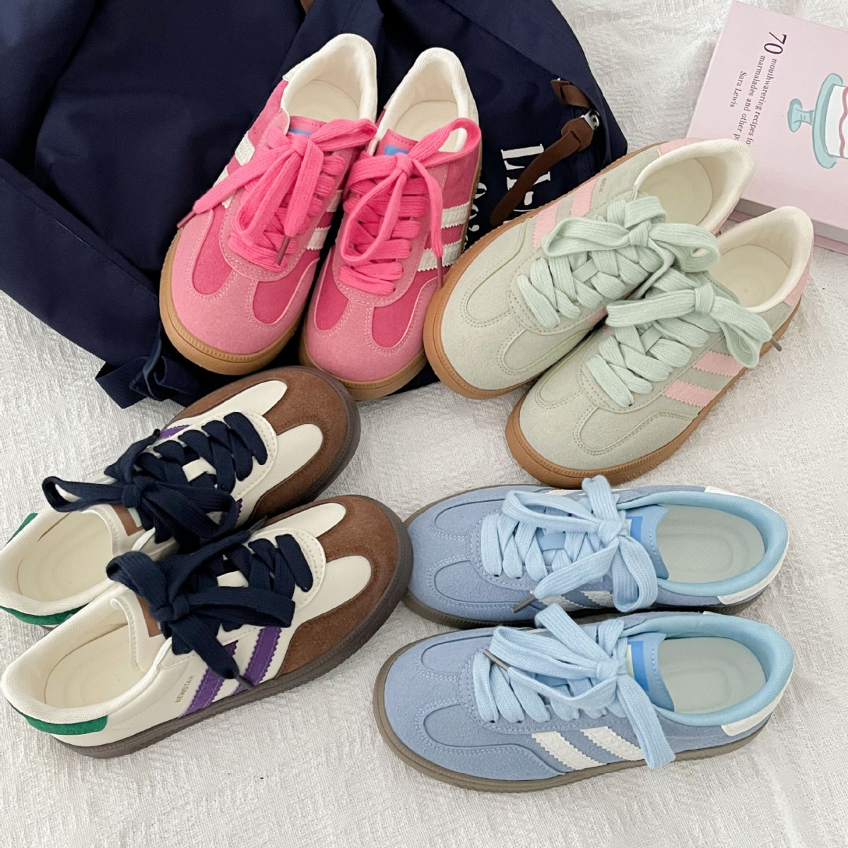 Women'S Shoes Trendy - Tênis estilo vintage para mulheres, tênis