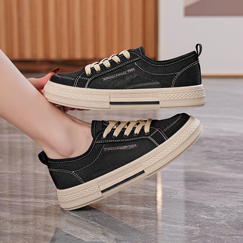 Women'S Shoes Trendy - Novos Tênis Casuais de Lona para