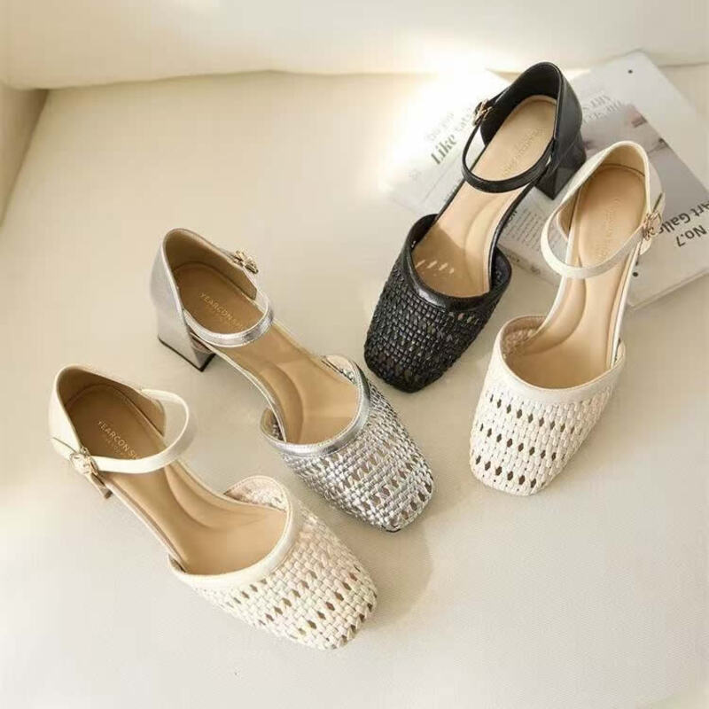 Women Shoes Branded - Sandálias Femininas Elegantes de Verão com