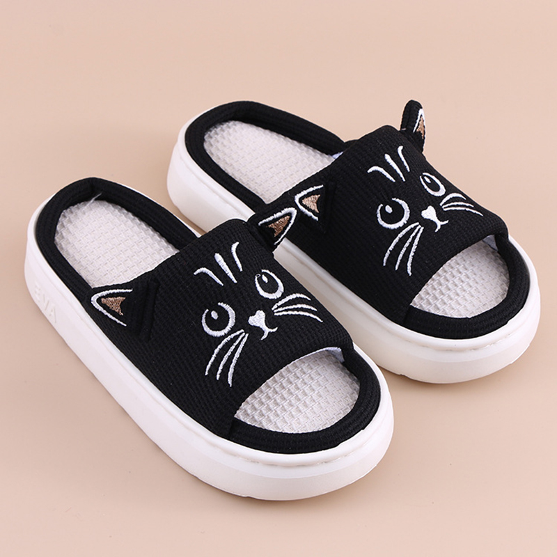Mule Slip On - Chinelos Plataforma Femininos para Casa, Planos,