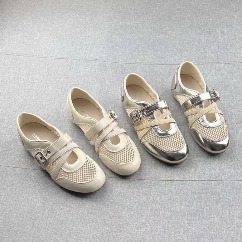 Women Shoes Store - Novos Tênis Casuais Vazados com Fivela