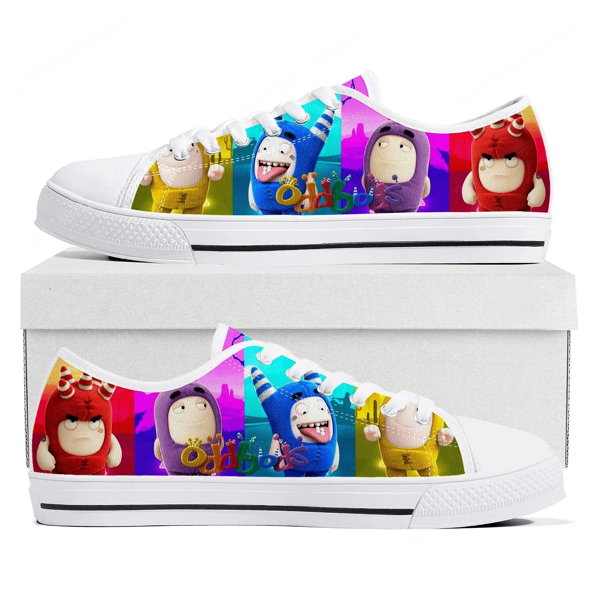 Women Shoes Singapore - Oddbods Tênis de cano baixo feminino,