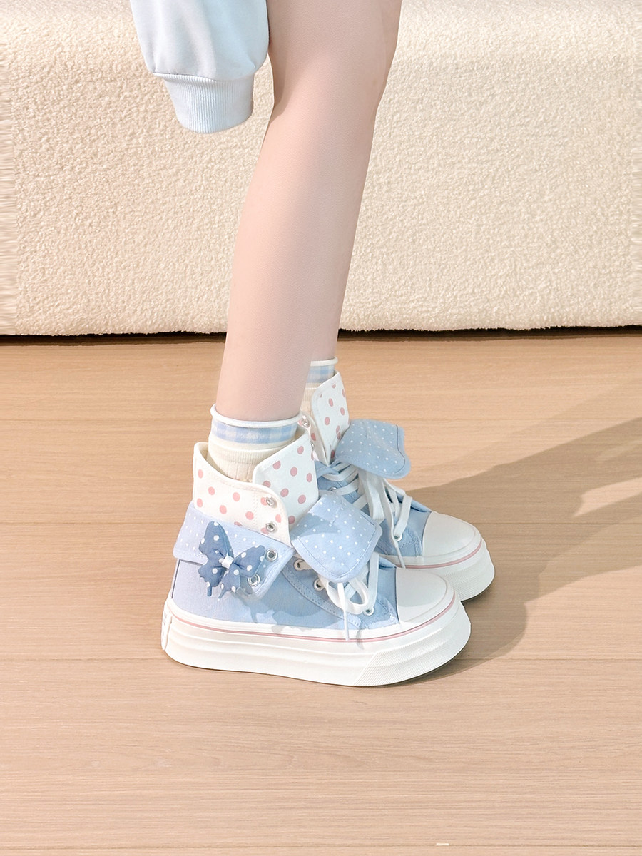 Women'S Shoes Trendy - Tênis Feminino Cano Alto Original Butterfly