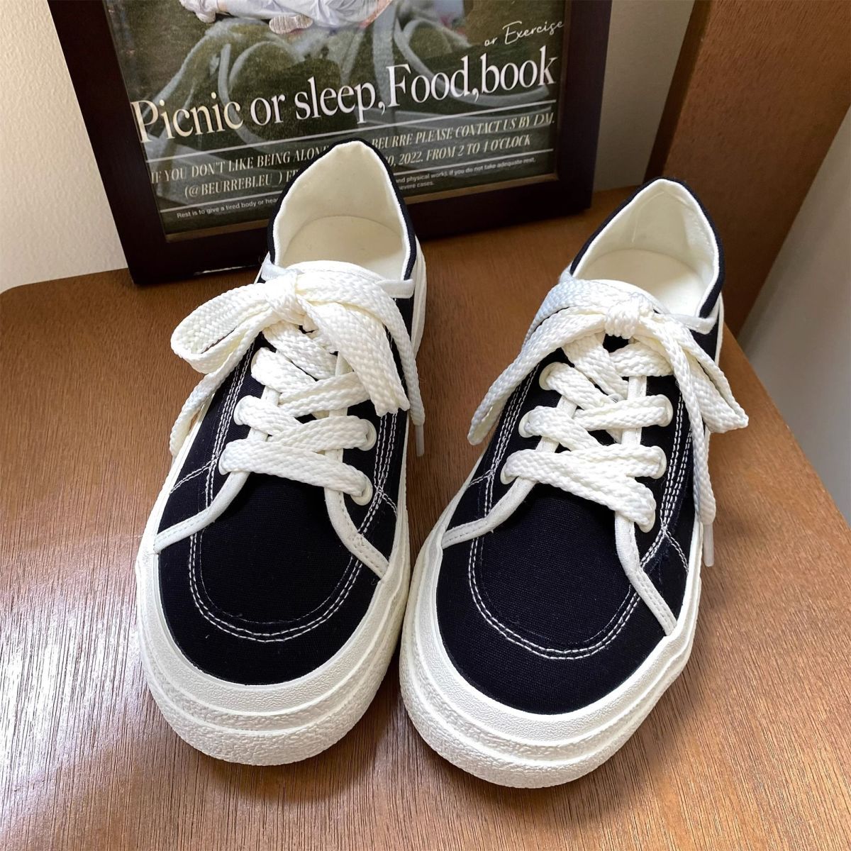 Women'S Shoes Trendy - Moda coreana feita tênis de lona