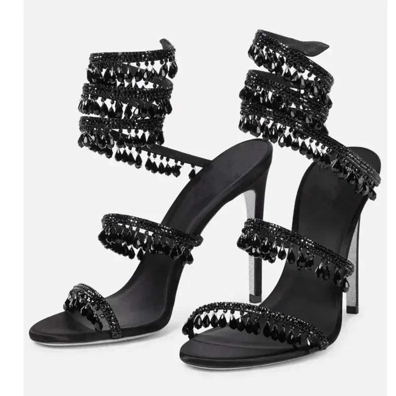 Gladiator Sandal Women - Novas Sandálias Femininas 2026 com Strass,