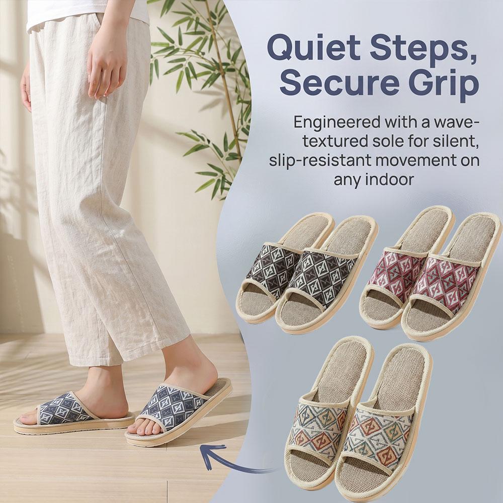 Chinelos de Linho Quatro Estaç - Mule Slip On avaliação e preço