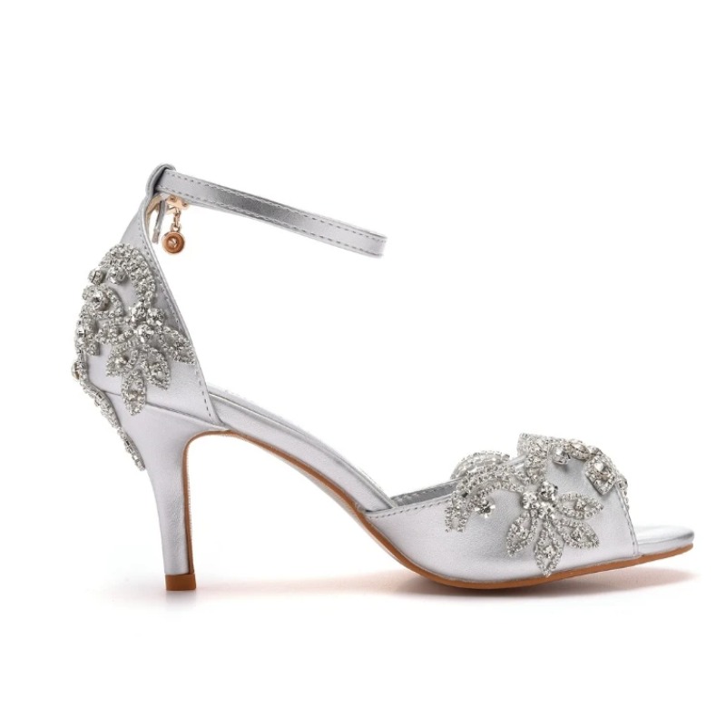 Sapatos Femininos de Designer  - Rhinestone Sandal Women avaliação e preço
