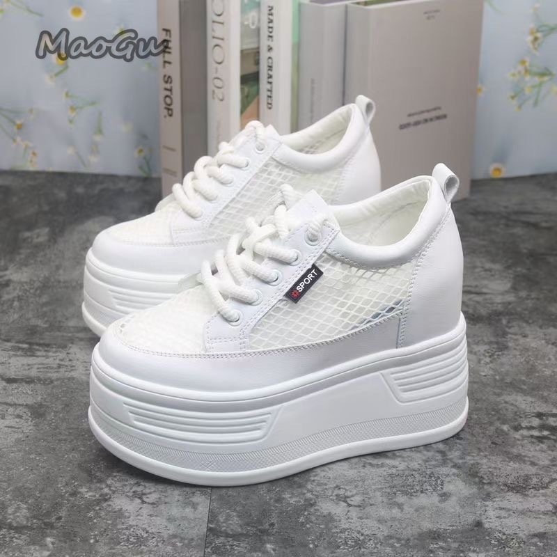 Tênis Feminino Plataforma de M - Wedge Heeled Sneaker avaliação e preço