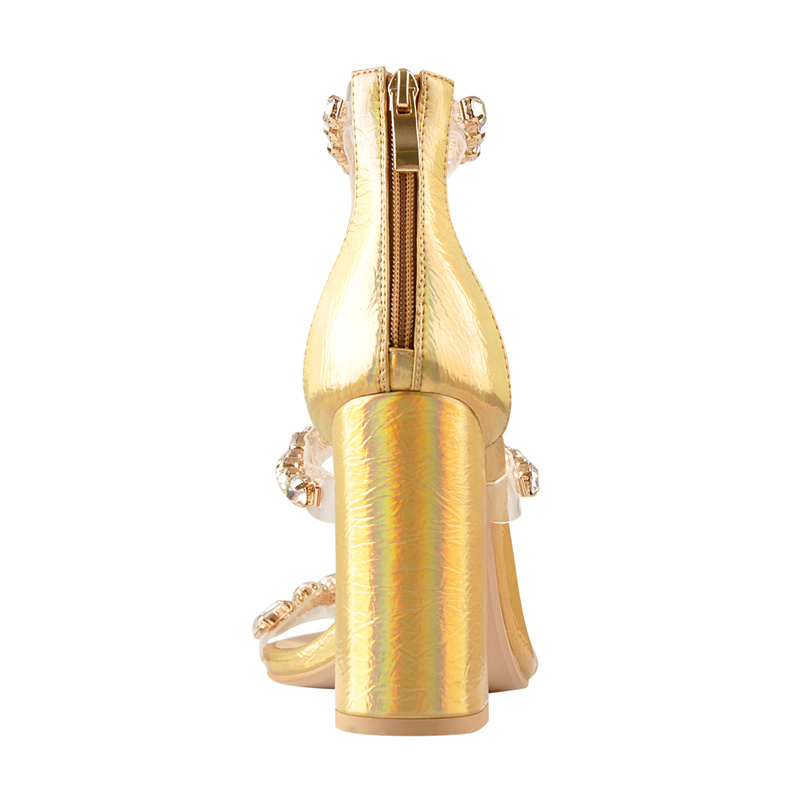 Sandálias Gladiadoras Feminina - Rhinestone Sandal Women avaliação e preço