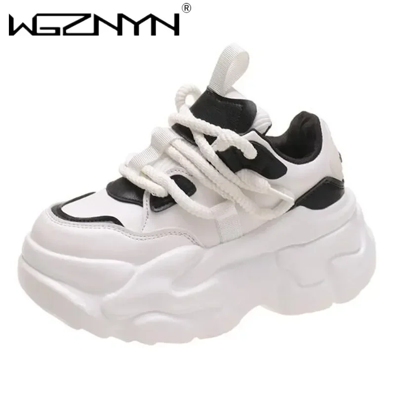 Novo 2025 mulheres plataforma  - Wedge Heeled Sneaker avaliação e preço