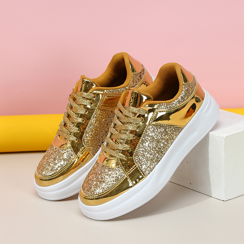 Tênis de Lantejoulas da Moda p - Women'S Shoes Trendy avaliação e preço