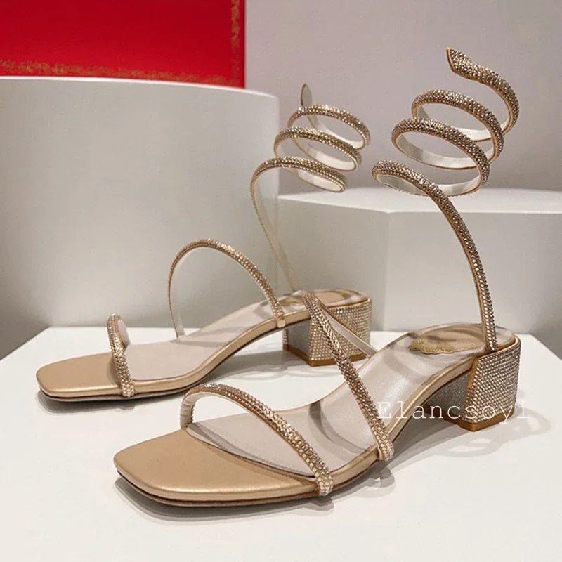 Dedo do pé quadrado grosso san - Gladiator Sandal Women avaliação e preço