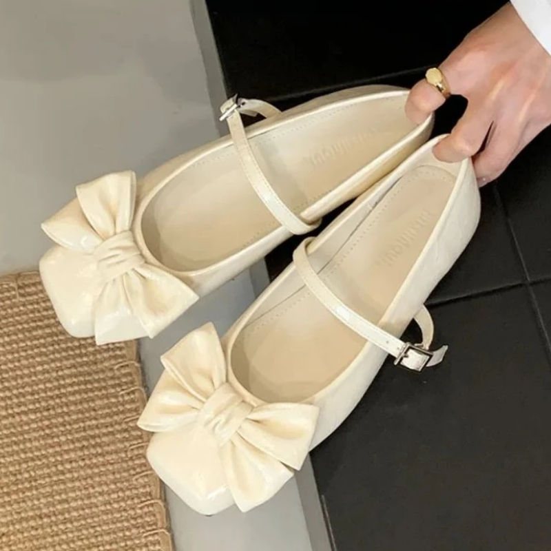 Bonito bowknot dedo do pé quad - Women Shoes Branded avaliação e preço