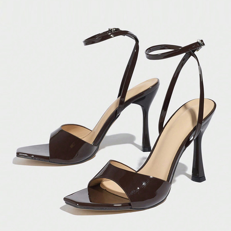 Liyke nova moda quadrado abert - Gladiator Sandal Women avaliação e preço