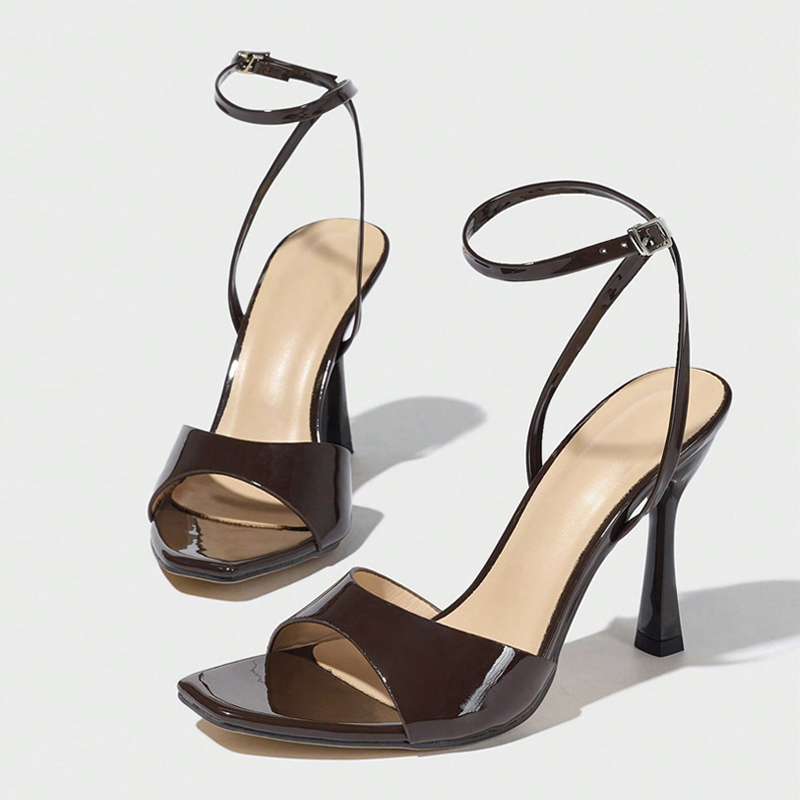 Liyke nova moda quadrado abert - Gladiator Sandal Women avaliação e preço