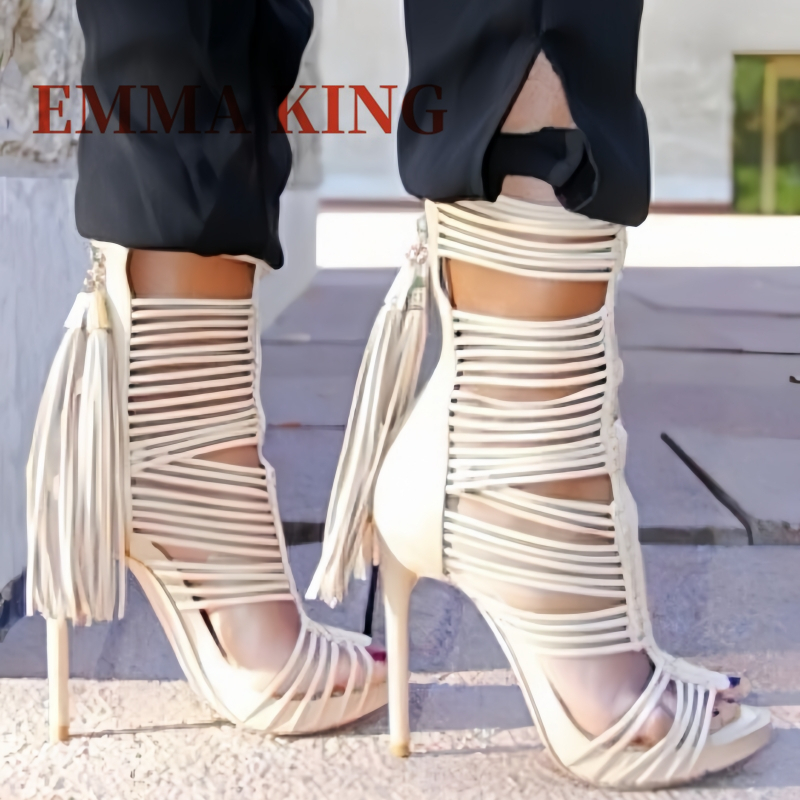 Botas femininas de gladiador c - Gladiator Sandal Women avaliação e preço