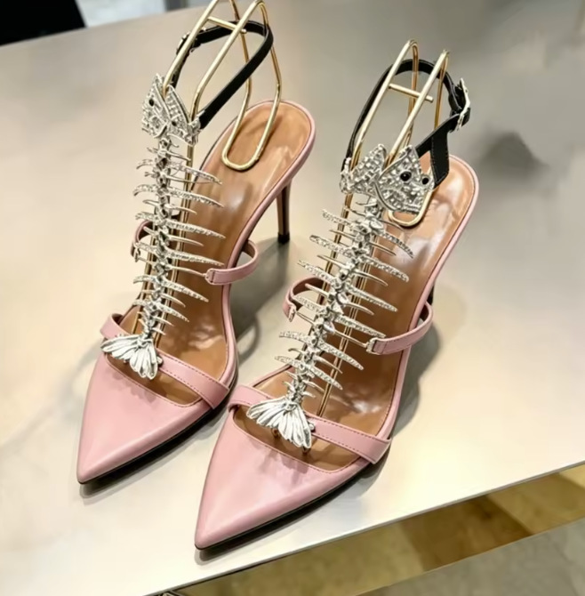 Sandálias Femininas de Verão c - Rhinestone Sandal Women avaliação e preço