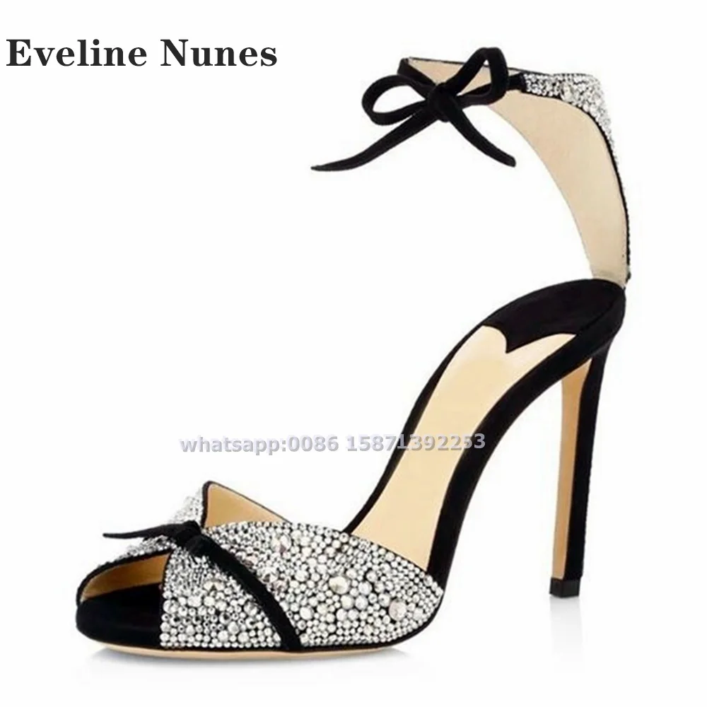 Sandálias femininas com alça d - Rhinestone Sandal Women avaliação e preço