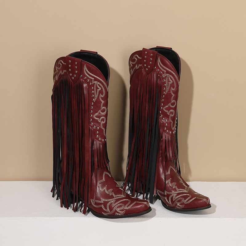 Botas de panturrilha média par - Western Cowgirl Boot avaliação e preço