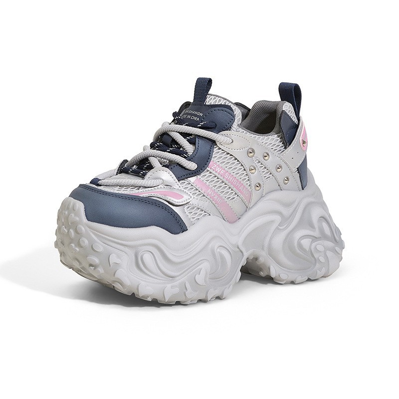 Novos Tênis Chunky Femininos d - Wedge Heeled Sneaker avaliação e preço