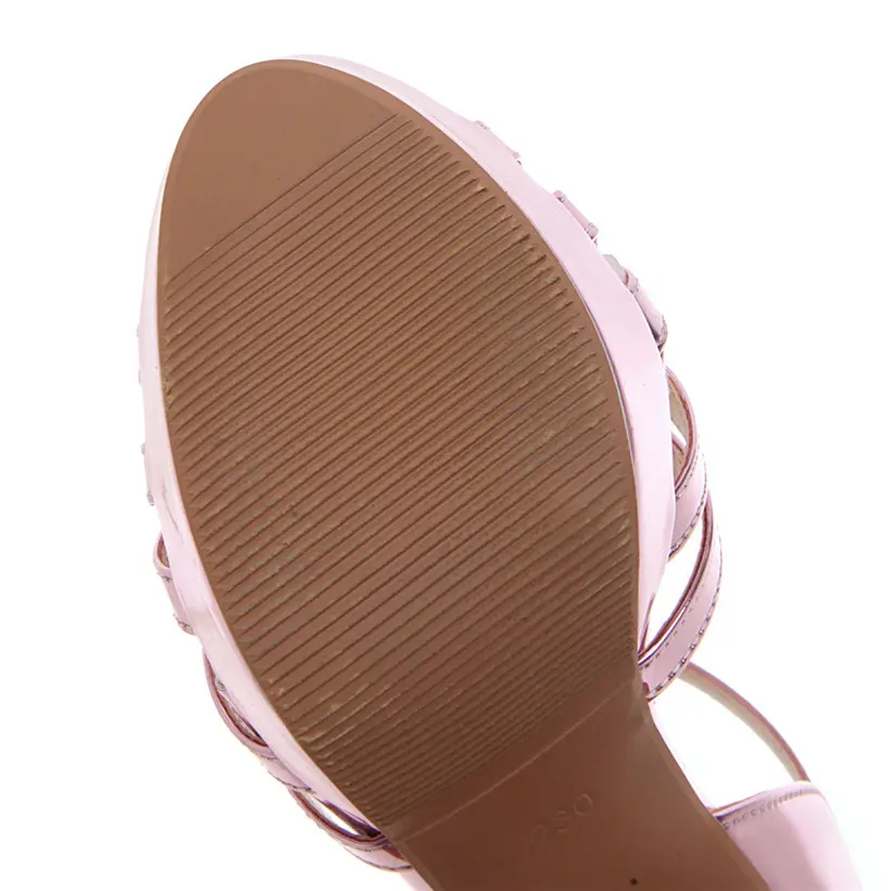 Tamanho grande ouro casamento  - Gladiator Sandal Women avaliação e preço