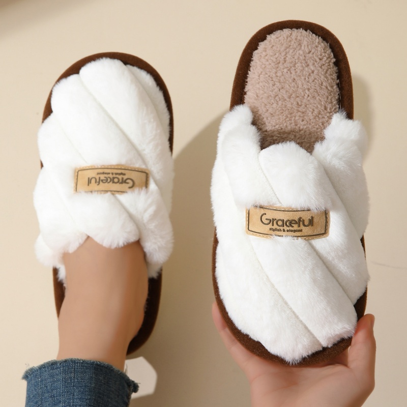 Chinelos de Pelúcia Quentes de - Mule Slip On avaliação e preço