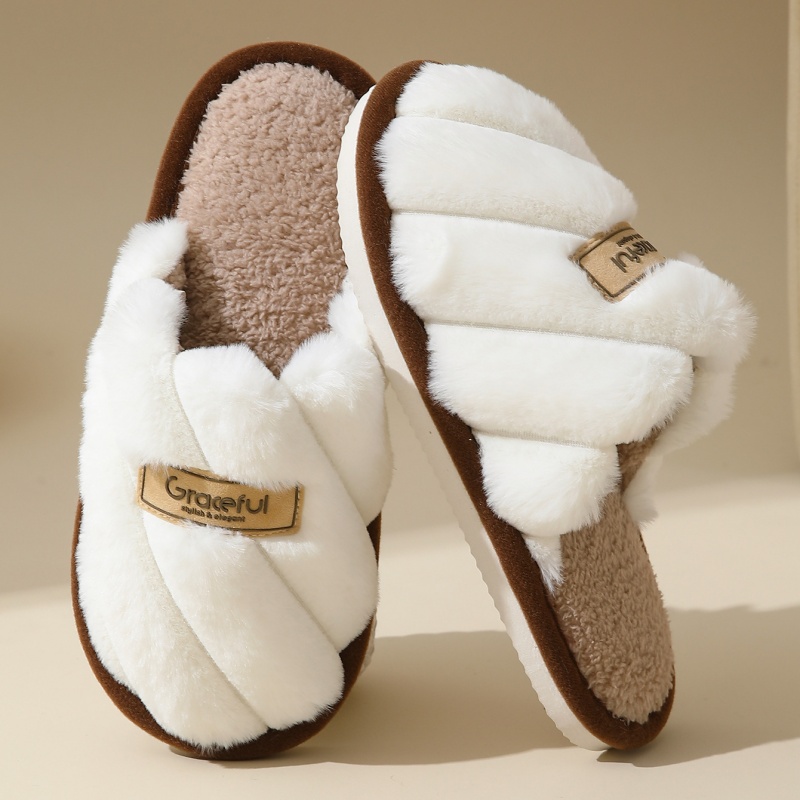 Chinelos de Pelúcia Quentes de - Mule Slip On avaliação e preço